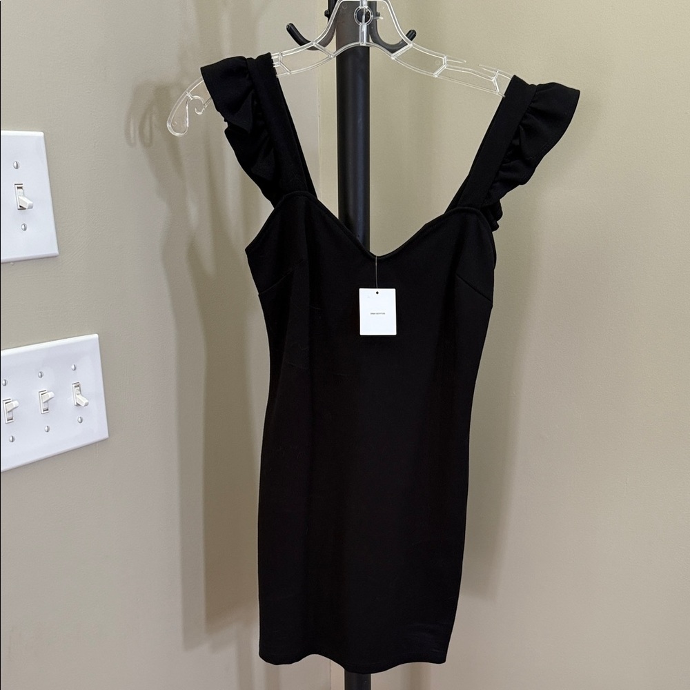 Kimchi Blue Elegant Black Mini Dress